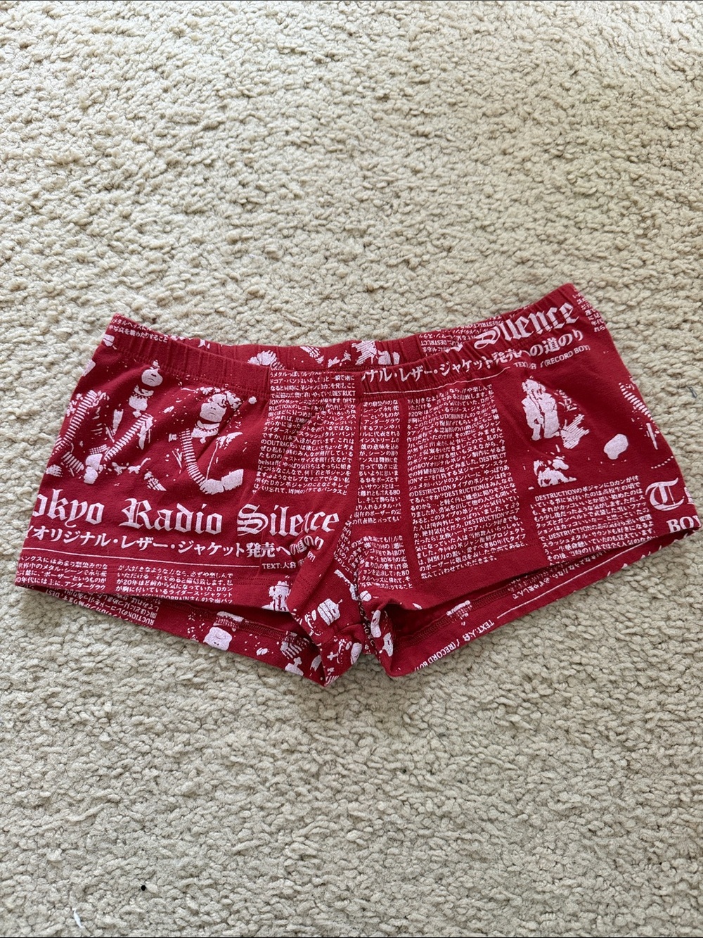 Brandy melville radio silence boxer shorts underwear